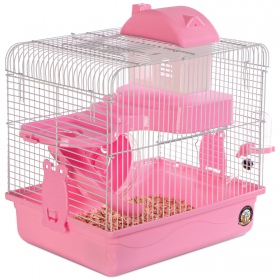 Miku Homie L Pink Cage for Small Rodents