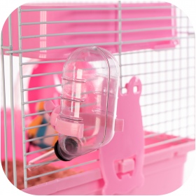 Miku Homie L Pink Cage for Small Rodents