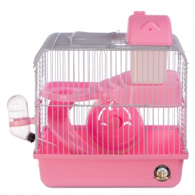 Cage Miku Homie M Pink pour petits rongeurs