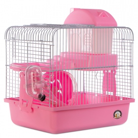 Cage Miku Homie M Pink pour petits rongeurs