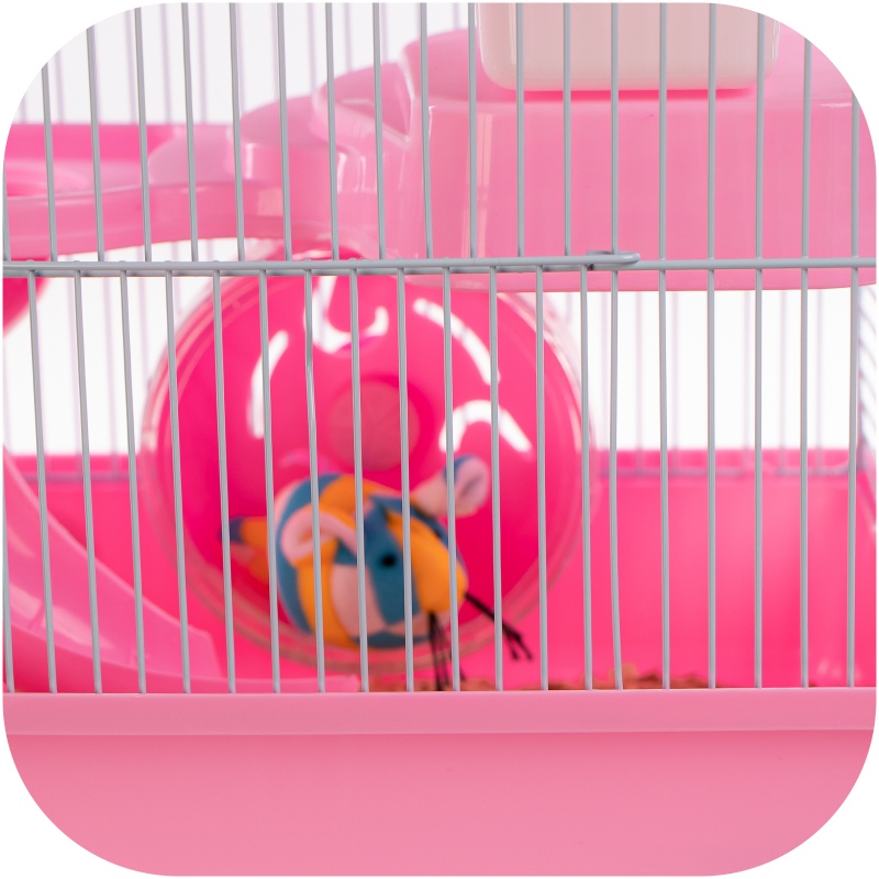 Cage Miku Homie M Pink pour petits rongeurs