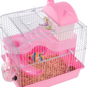 Cage Miku Homie M Pink pour petits rongeurs