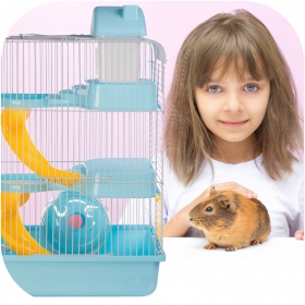 Miku Skyscraper Blue Cage Set