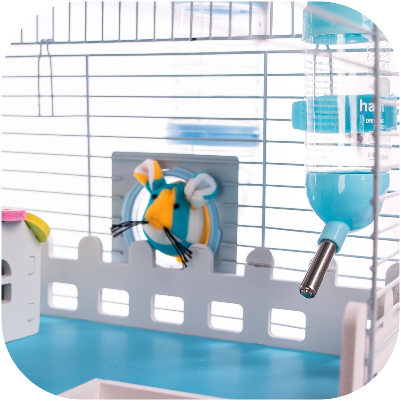 Miku Canals Blue Rodent Cage Complete Set