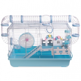 Miku Canals Blue Rodent Cage Complete Set