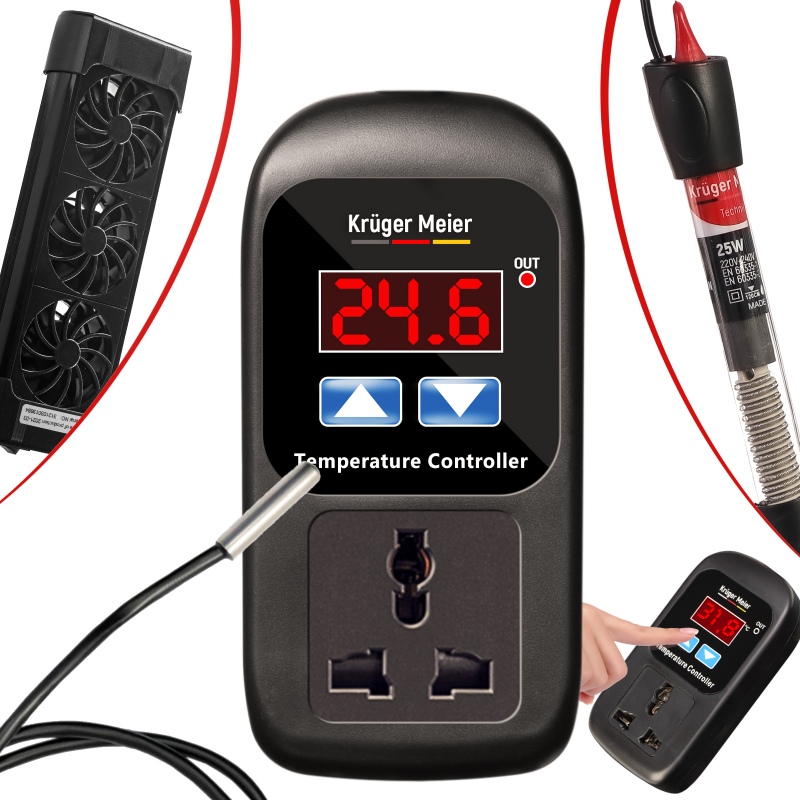 Kruger Meier Carbonne - elektronický termostat