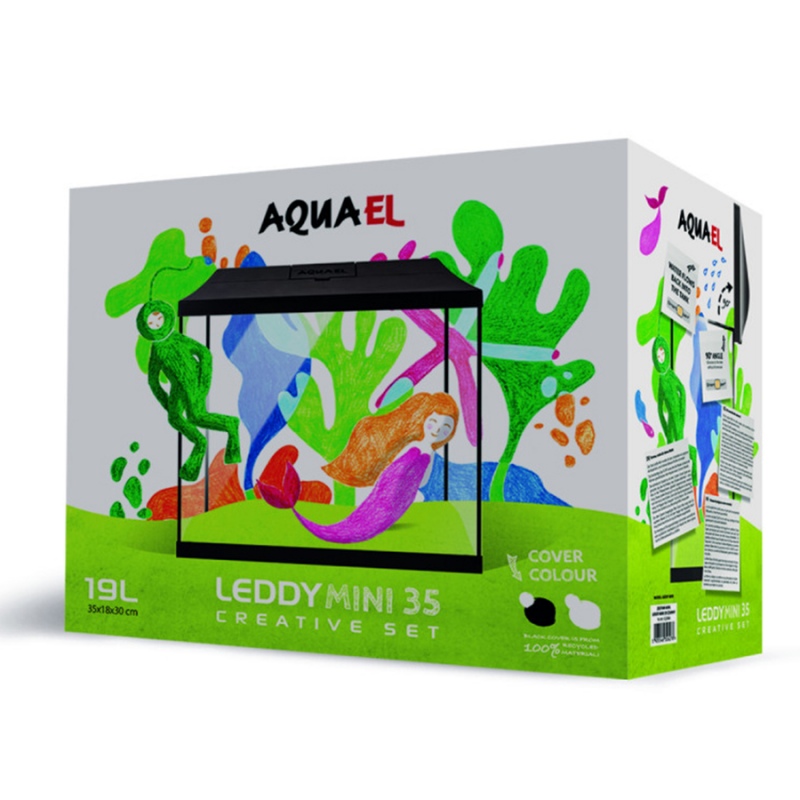 Aquael LEDDY MINI 35 Biały - akwarium 19l