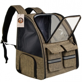 Mochila Furrever Friends Cattic Khaki