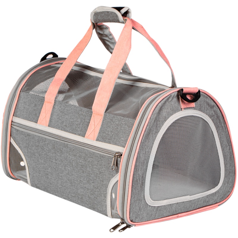 Furrever Friends Fluffy Bag Pink - stylish pet carrier