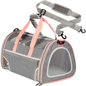 Furrever Friends Fluffy Bag Pink - stylish pet carrier