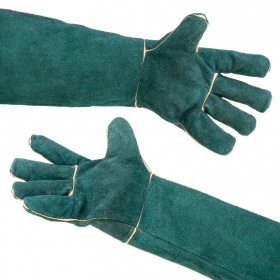 Guantes de cuero 60cm para animales