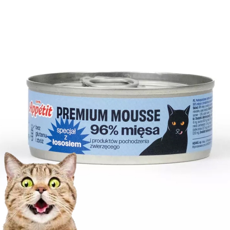 Comfy Appetit Premium Mousse z Łososiem 85g