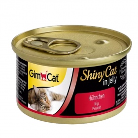 GimCat ShinyCat em Gelatina - Frango 70g