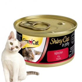 GimCat ShinyCat in Jelly - karma mięsna kurczak 70g