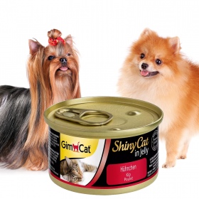 GimCat ShinyCat em Gelatina - Frango 70g