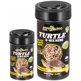 Repti-Zoo Turtle 3-Mix Menu 100ml - pokarm z czosnkiem dla żółwi wodnolądowych