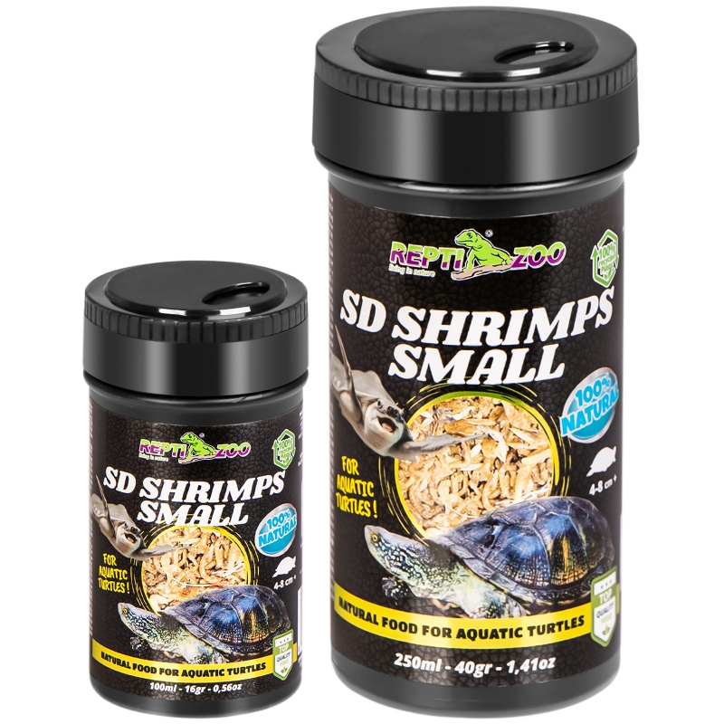 Repti-Zoo Semi Dry Shrimps S 100ml - Pokarm dla gadów