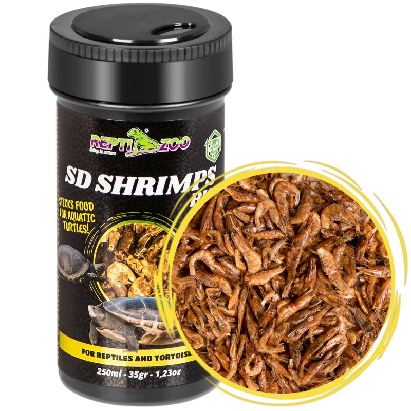 Repti-Zoo Semi Dry Shrimps L - pokarm krewetki