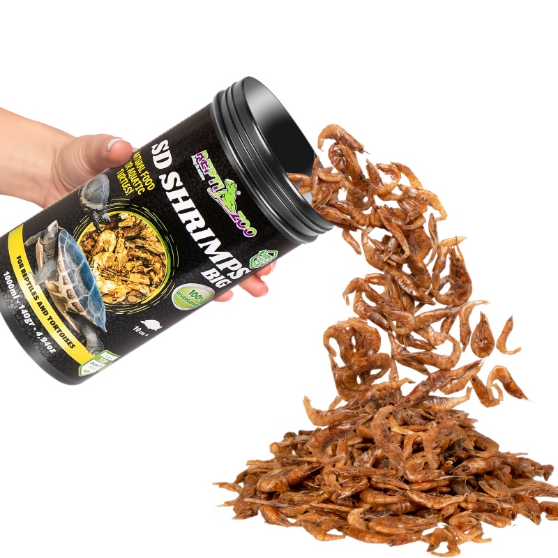 Repti-Zoo Semi Dry Shrimps L 1000ml - krewetki półmiękkie