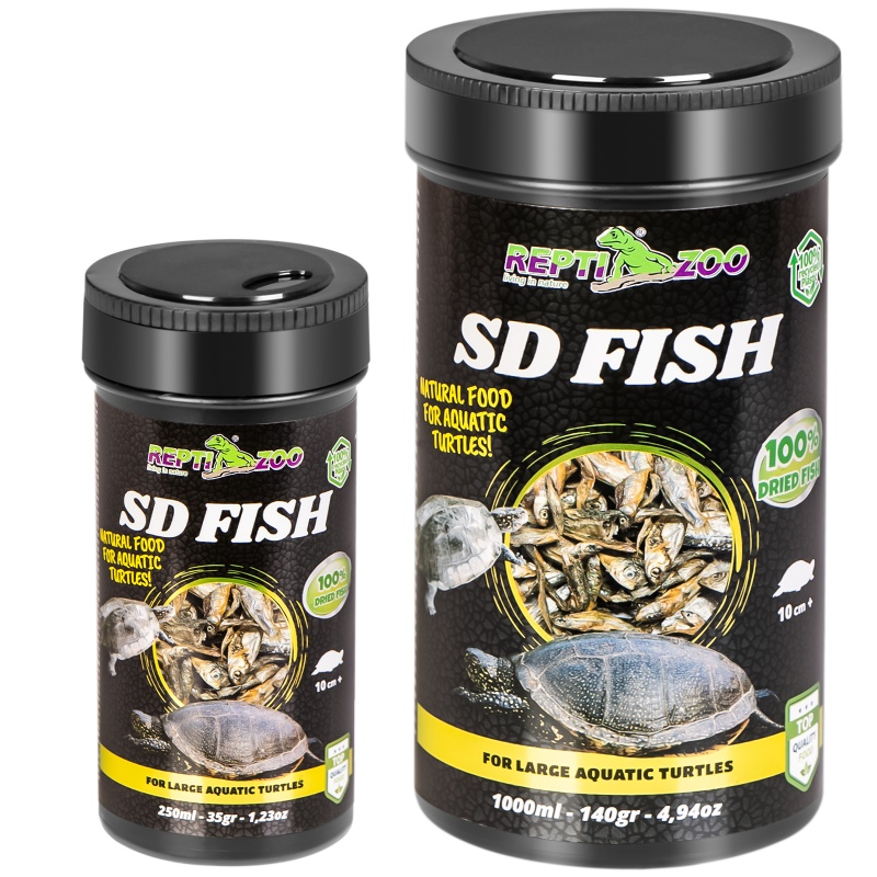 Repti-Zoo Semi Dry Fish 1000ml - Futter für Reptilien