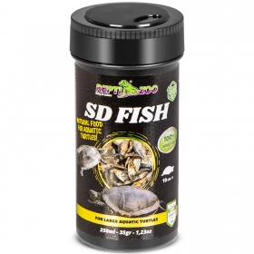 Repti-Zoo Semi Dry Fish 250ml for reptiler