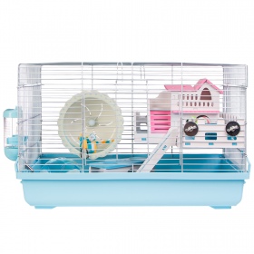 Miku Lux Blue Cage for Rodents