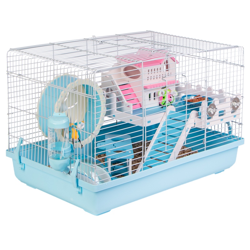 Miku Lux Blue Cage for Rodents