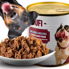 Hundefutter Bufi Premium - 82% Fleisch