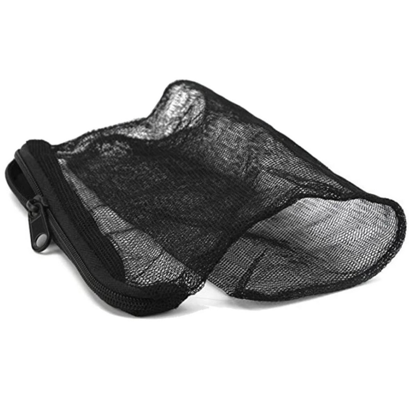 Síťovina Black Media Bag X s plastovým zipem