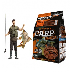 Genlog Carp Mania Vanille appât pour carpes 1kg