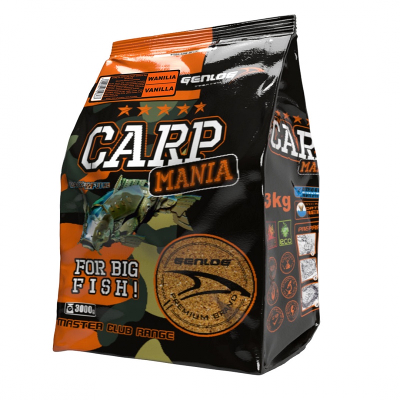 Genlog Carp Mania Vanille 3kg - Köder für Karpfen