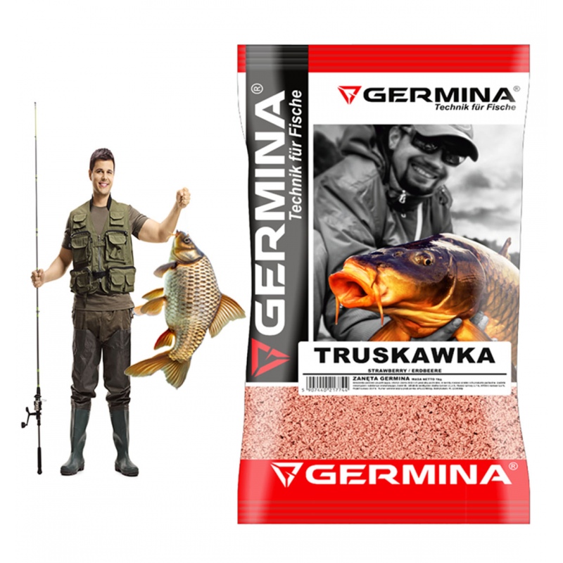 Germina Truskawka - zanęta wędkarska 1kg