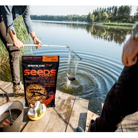 Genlog Cooked Seeds - ziarna wędkarskie, kukurydza wanilia 1l