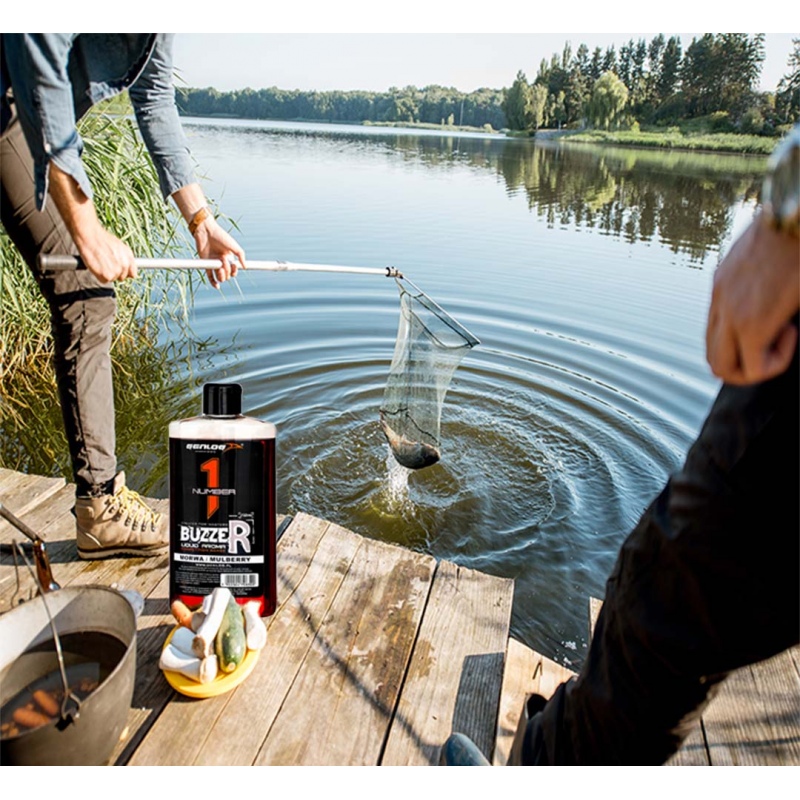 Genlog Buzzer Maulbeere - Zusatz zu Ködern 250ml