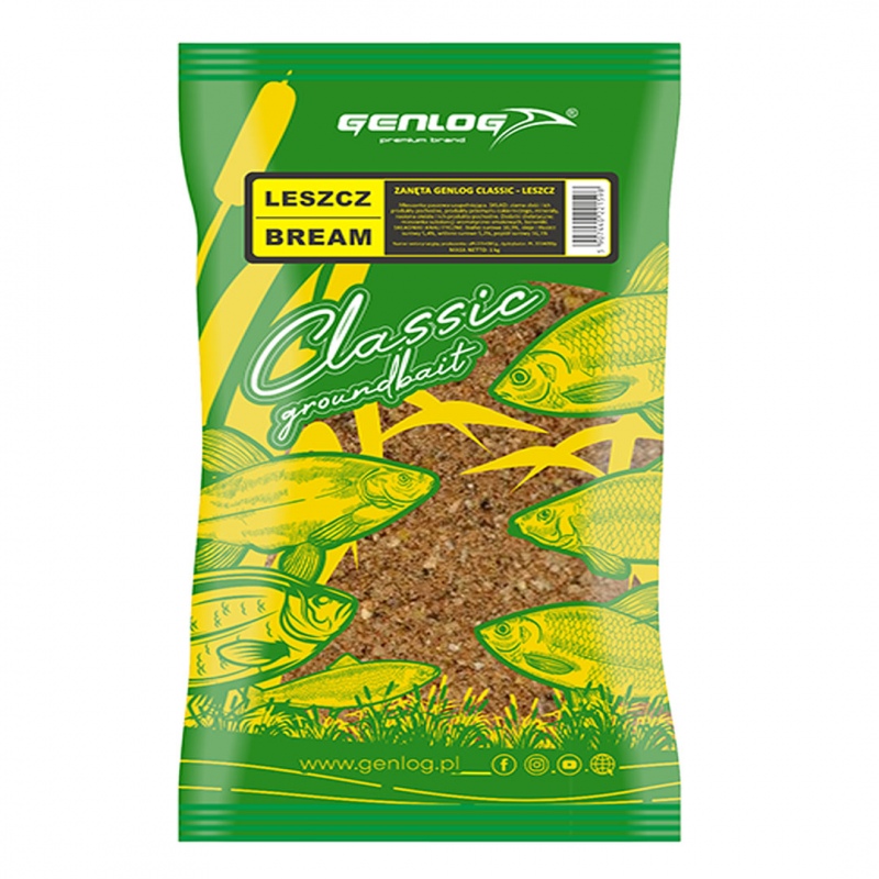 Genlog Classic Leszcz appât pour poissons 1kg