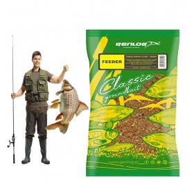 Genlog Classic Feeder - Cebo para peces 1kg