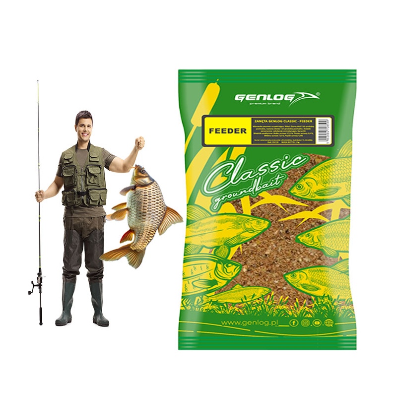 Genlog Classic - Appât pour Poissons 1kg