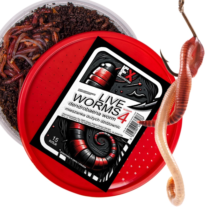 Fishing Expedition Live Worms No.4