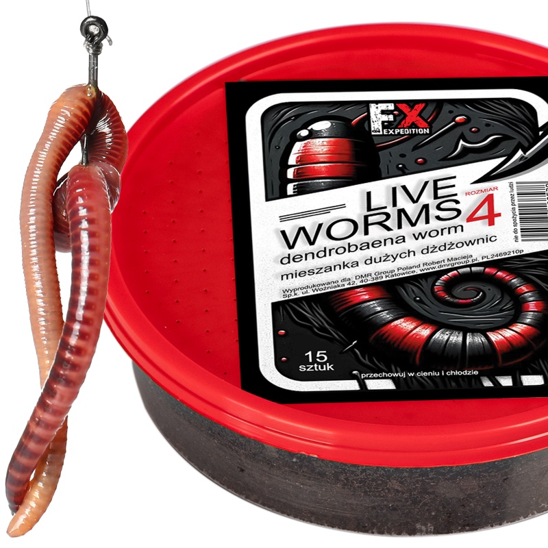 Fishing Expedition Live Worms No.4