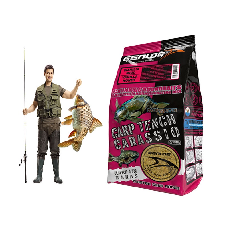 Genlog Carp Tench Vanilka a Med 1kg