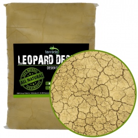 Terrario Leopard Desert - gebarsten woestijngrond