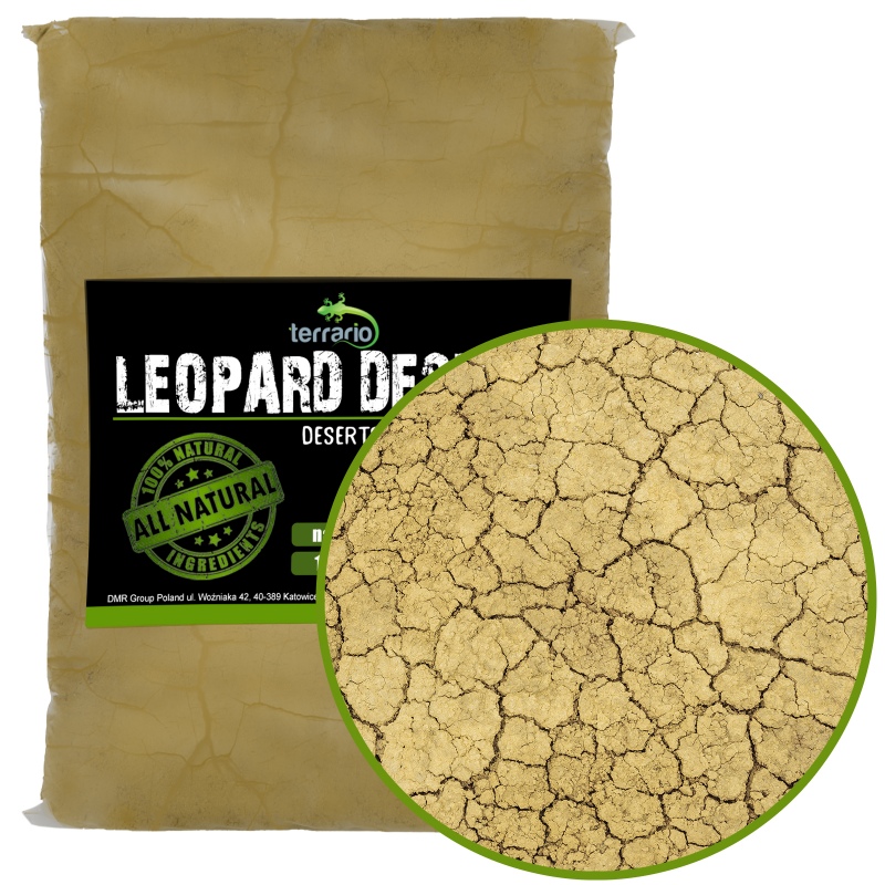 Terrario Leopard Desert 1kg - podłoże spękana ziemia pustynna