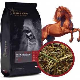 Biofeed Horse&Pony Active Musli Grain Free - bezzbożowa pasza dla koni sportowych 20kg