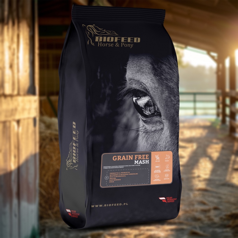 Biofeed Horse&Pony Grain Free Mash - mesz bezzbożowy dla koni 20kg