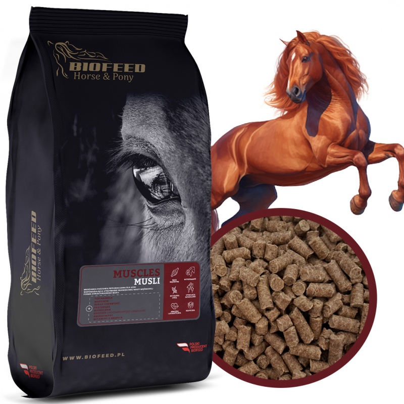 Biofeed Horse&Pony Muscles Musli - pasza dla koni na mięśnie 20kg