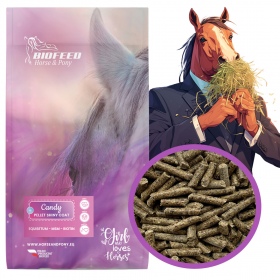 Biofeed Horse&Pony Candy Pellet Shiny Coat - pasza dla koni na zdrową sierść 25kg