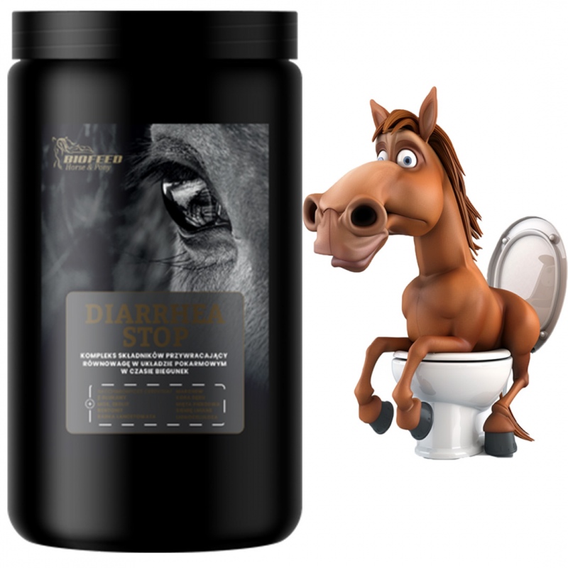 Biofeed Horse&Pony Diarrhea Stop - granulat na biegunkę dla koni 900g