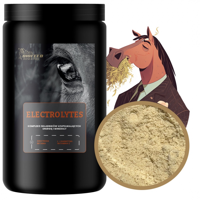 Biofeed Horse&Pony Electrolytes - elektrolity dla konia 900g