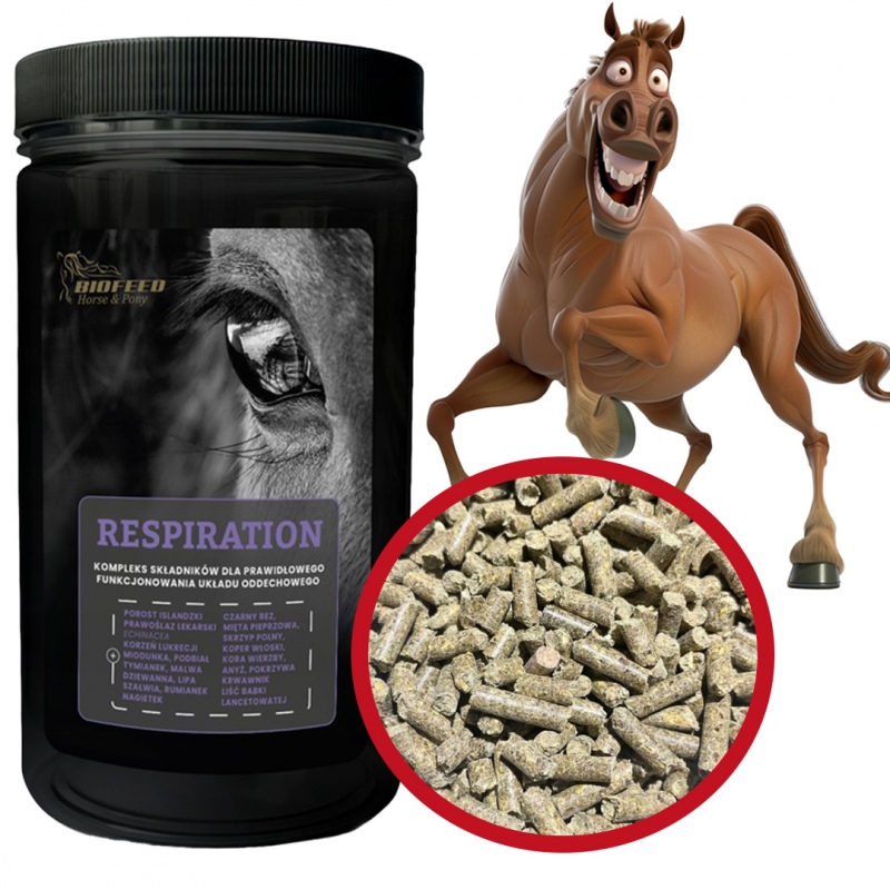 Biofeed Horse&Pony Respiration - mieszanka dla konia wspomagająca układ oddechowy 900g