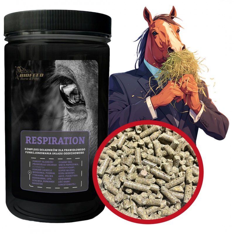 Biofeed Horse&Pony Respiration - mieszanka dla konia wspomagająca układ oddechowy 900g